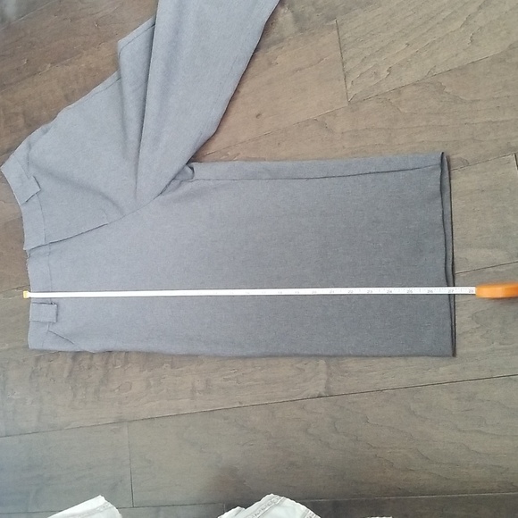 Grey Knee Length Trouser Shorts - Picture 3 of 9